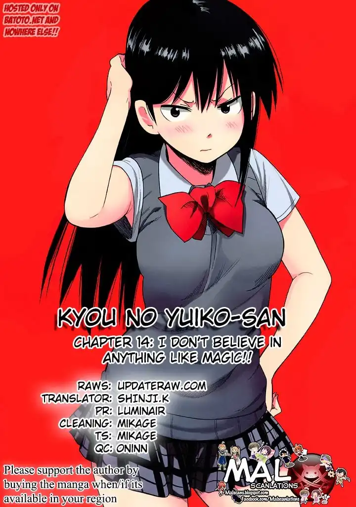 Kyou no Yuiko-san Chapter 14 15